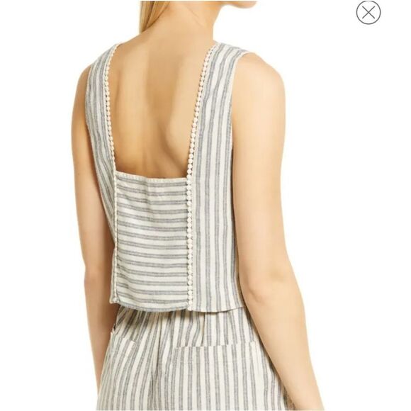 Marine Layer Stella Stripe Woven Tank - Picture 2 of 6